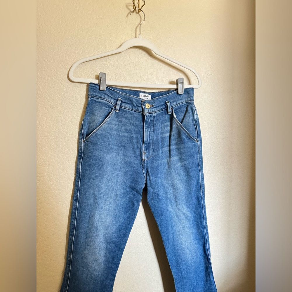 Frame Le Slender Straight Leg Jean in Thistle Sz‎ 28